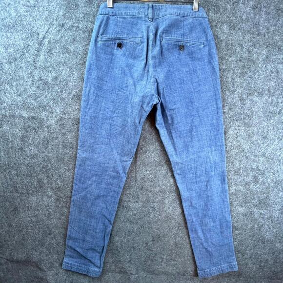 Abercormbie & Fitch Pants Mens 28 Blue Stretch Langdon Slim Tapered Academia - Picture 2 of 8